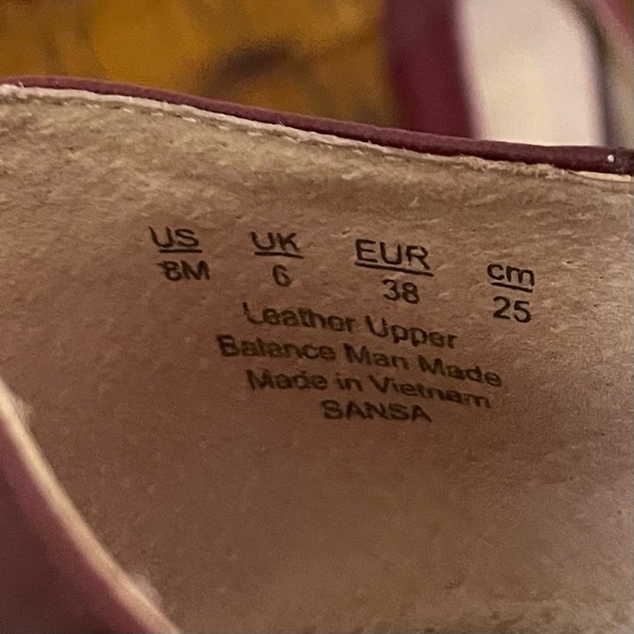 Franco Sarto Red Flats Modern Loafers - Picture 4 of 8